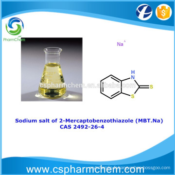 Sel de sodium de 2-Mercaptobenzothiazole, CAS 2492-26-4, MBT-Na pour inhibiteur de corrosion